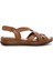 Kadın Taba Deri Comfort Sandalet 25SFD340418 1