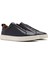 Erkek Lacivert Lastikli Deri Sneaker 25SFD631618 3