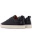 Erkek Lacivert Lastikli Deri Sneaker 25SFD631618 5