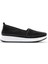 Kadın Siyah Kalın Tabanlı Deri Comfort Loafer 25SFD332418 1