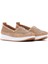 Kadın Bej Kalın Tabanlı Deri Comfort Loafer 25SFD332418 3