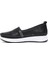 Kadın Siyah Kalın Tabanlı Deri Comfort Loafer 25SFD332318 2