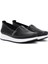 Kadın Siyah Kalın Tabanlı Deri Comfort Loafer 25SFD332318 3