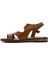 Kadın Taba Deri Bodrum Sandalet 25SFD332218 2