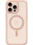 iPhone 16 Pro Max ile Uyumlu ince MagSafe Kılıf Ultra Hybrid T Force Kamera Butonu Sararma Karşıtı DuraClear™ Hava Kanalı Teknolojisi™ Askeri Sınıf Koruma MagFit Frost Rose Mat Kapak - ACS09069 1