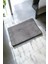 40 x 60 cm Banyo Paspası Gri Overloklu 1 Adet 2