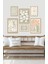 6'lı Ahşap Model 3 Adet 21 x 30 ve 3 Adet 13 x 17 Tablodan Oluşan Set Çerçeve Görünümlü 3065 1