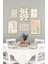 6'lı Ahşap Model 3 Adet 21 x 30 ve 3 Adet 13 x 17 Tablodan Oluşan Set Çerçeve Görünümlü 3065 2