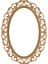Hanak 110’LÜK Oval Ayna Cilasız Ham Ahşap 1