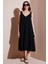 Oversize Fit V Yaka Midi Boy Basic Elbise Bayan Elbise 6788688 1