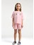 Kız Çocuk Pembe Şort Takım 2