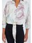 Oversize Dökümlü Crop Saten Gömlek 906 - Gül Kurusu 3