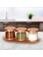 Bronz Baharat Seti Lüx 3lü Set 4
