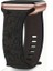Apple Watch 4 5 6 7 8 9 10 Se 38 40 41MM Siyah Çiçek Desenli Kordon Kayış Kaliteli Silikon Bileklik 1
