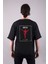 Nirvana Müzik Grubu Baskılı Oversize Kalıp Bisiklet Yaka Siyah Tişört T-Shirt 1