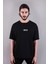 Nirvana Müzik Grubu Baskılı Oversize Kalıp Bisiklet Yaka Siyah Tişört T-Shirt 2