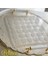 Epoksi Reçine Dantelli Tepsi - Kare Dantelli Incili - Çapı:33 cm 2