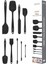 Drongo 9'lu Spatula Set Siyah 2