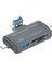 USB Ligtning iphone ile Uyumlu - iPad ile Uyumlu ve Type-C Girişli Kart Okuyucu Multi Otg USB C Adapter Sd Tf Micro Card Reader Micro USB Adapter Lighting Için Dönüştürücü ADS-368 1