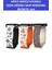 Apple Watch 4 5 6 7 8 9 10 Se 38 40 41MM Kelebek Gül Desenli Kordon Kayış Kaliteli Silikon Bileklik 3