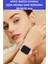 Apple Watch 4 5 6 7 8 9 10 Se 38 40 41MM Çift Çiçek Desenli Kordon Kayış Kaliteli Silikon Bileklik 3