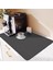100 cm x 40 cm Bulaşık Kurutma Örtüsü Siyah Tezgah Üstü Bulaşık Matı Bulaşıklık 1