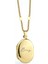 925 Ayar Altın Mikron Kaplama Oval Madolyon Kolye - CN00425 6