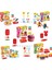 Doğum Günü + Insan Figürü + Pizza + Plaj + Hamburger Art Craft Oyun Hamuru Eğitici Set 1