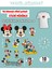 Ütü ile Yapışan Kıyafet Etiketi Mickey ve Minnie Mouse 10LU Set 1