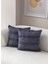 Home Ikili Dekoratif Puantiye Keten Kumaşlı Kırlent Kılıfı 43X43 Lacivert 2