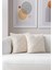 Home Ikili Dekoratif Puantiye Keten Kumaşlı Kırlent Kılıfı 43X43 Krem 1