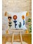 Home Home Design 4'lü Kombin Punch Işlemeli Kırlent Kılıfı (Panç) 3