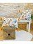 Home Home Design Ikili Kombin Punch Işlemeli Kırlent Kılıfı (Panç) 1