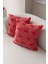Home Ikili Dekoratif Puantiye Keten Kumaşlı Kırlent Kılıfı 43X43 Pembe 2