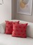 Home Ikili Dekoratif Puantiye Keten Kumaşlı Kırlent Kılıfı 43X43 Pembe 3