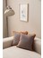 Home Gri Rengi Saçaklı Tek Renk 43X43 Kırlent Kılıfı 1