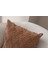 Home Tekli Dekoratif Puantiye Keten Kumaşlı Kırlent Kılıfı 43X43 Kahverengi 3