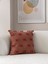 Home Tekli Dekoratif Puantiye Keten Kumaşlı Kırlent Kılıfı 43X43 Kiremit 1