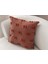 Home Tekli Dekoratif Puantiye Keten Kumaşlı Kırlent Kılıfı 43X43 Kiremit 2