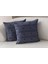 Home Ikili Dekoratif Puantiye Keten Kumaşlı Kırlent Kılıfı 43X43 Lacivert 3
