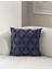 Home Tekli Dekoratif Puantiye Keten Kumaşlı Kırlent Kılıfı 43X43 Lacivert 2
