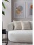 Home Ikili Dekoratif Puantiye Keten Kumaşlı Kırlent Kılıfı 43X43 Krem 2