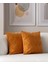 Home Ikili Dekoratif Puantiye Keten Kumaşlı Kırlent Kılıfı 43X43 Hardal 1