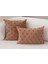 Home Ikili Dekoratif Puantiye Keten Kumaşlı Kırlent Kılıfı 43X43, 35X50 2