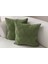 Home Ikili Dekoratif Puantiye Keten Kumaşlı Kırlent Kılıfı 43X43 Yeşil 3