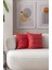 Home Ikili Dekoratif Puantiye Keten Kumaşlı Kırlent Kılıfı 43X43 Pembe 1