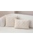 Home Ikili Dekoratif Puantiye Keten Kumaşlı Kırlent Kılıfı 43X43, 35X50 2