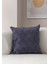 Home Tekli Dekoratif Puantiye Keten Kumaşlı Kırlent Kılıfı 43X43 Lacivert 2