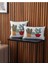 Home Home Design Çiftli Kombin Punch Işlemeli Kırlent Kılıfı (Panç) 2