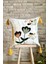 Home Home Design 4'lü Kombin Punch Işlemeli Kırlent Kılıfı (Panç) 3